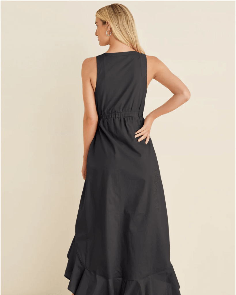 High-Low Wrap Dress